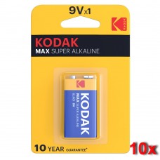 Kodak Max K9V  alkáli elem gyűjtődobozban, 10 bliszter/doboz